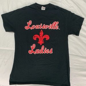 Louisville All Girl Cheer Misty’s Girls Black Tee